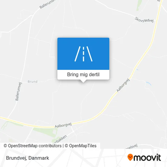 Brundvej kort