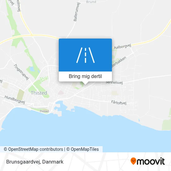 Brunsgaardvej kort