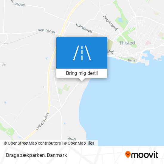 Dragsbækparken kort