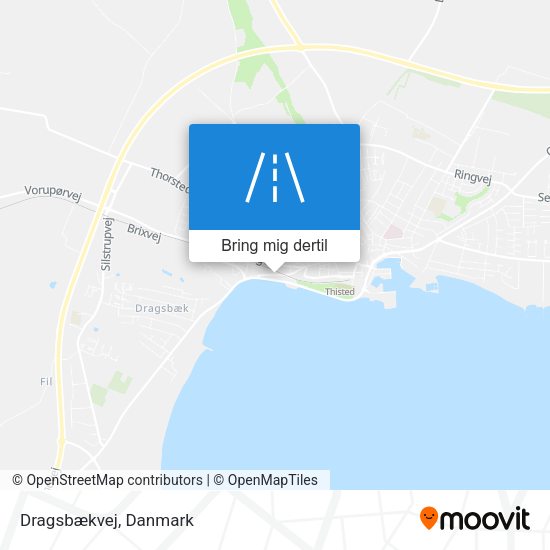 Dragsbækvej kort