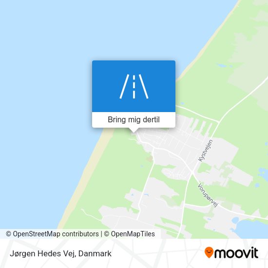 Jørgen Hedes Vej kort