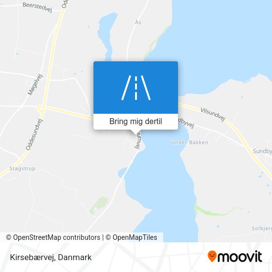 Kirsebærvej kort