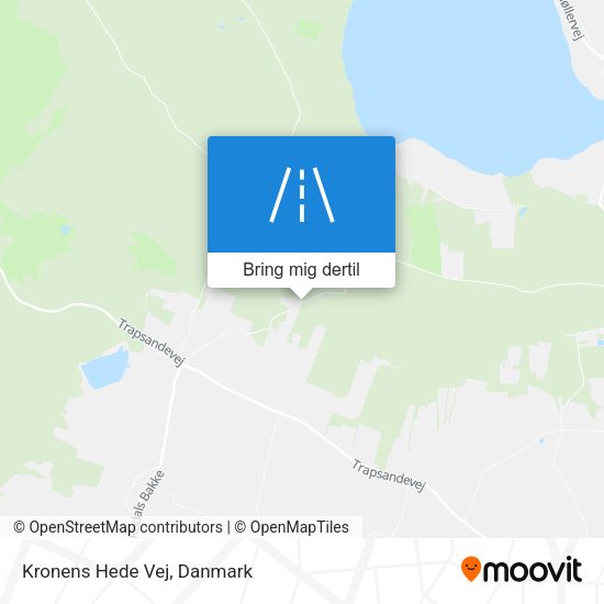 Kronens Hede Vej kort