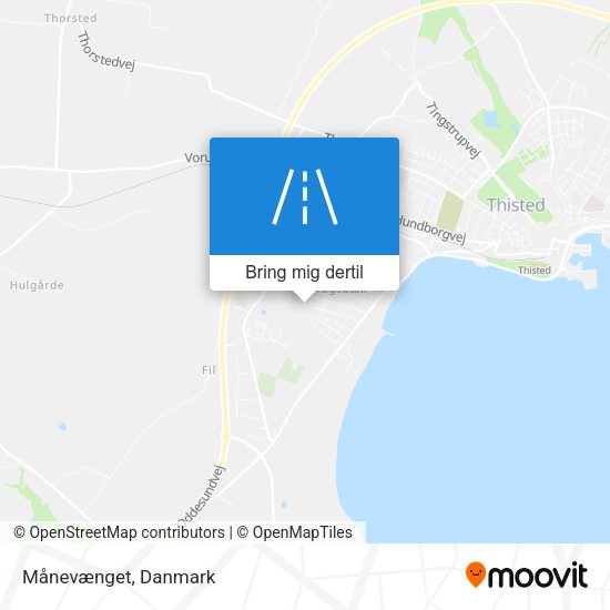 Månevænget kort