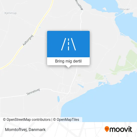 Momtoftvej kort