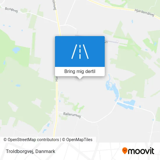 Troldborgvej kort