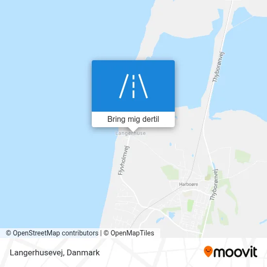 Langerhusevej kort