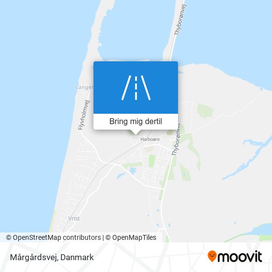 Mårgårdsvej kort