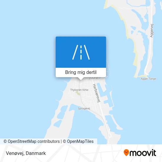 Venøvej kort
