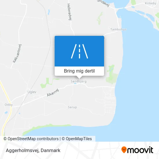 Aggerholmsvej kort