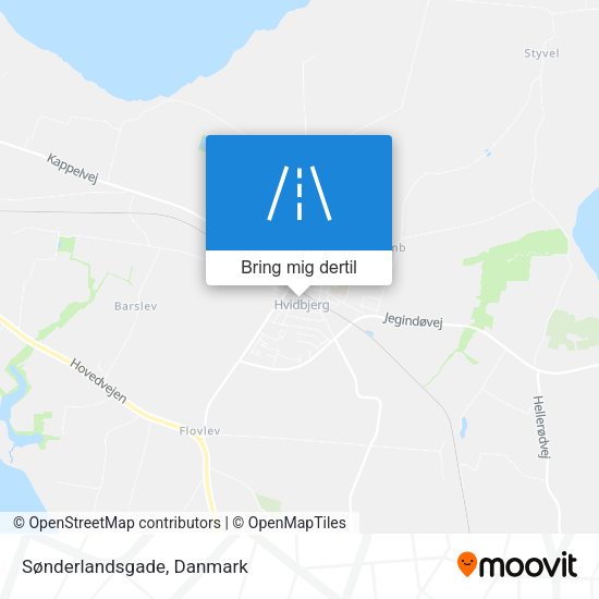 Sønderlandsgade kort