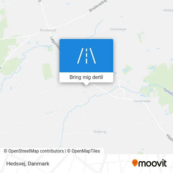 Hedsvej kort