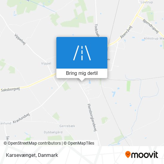 Karsevænget kort