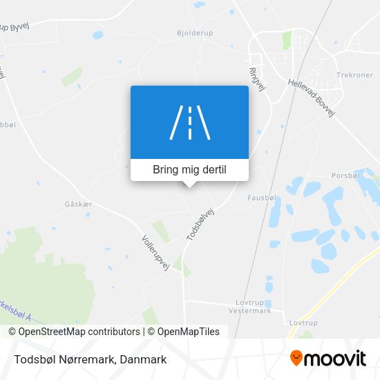 Todsbøl Nørremark kort