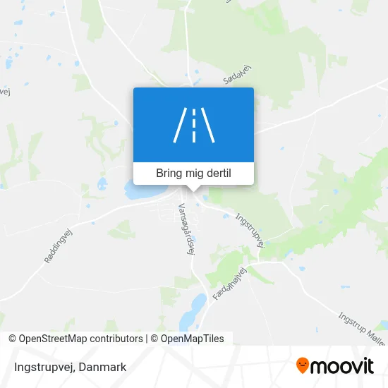 Ingstrupvej kort