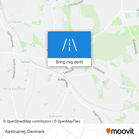 Aastrupvej kort