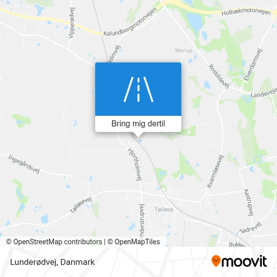 Lunderødvej kort