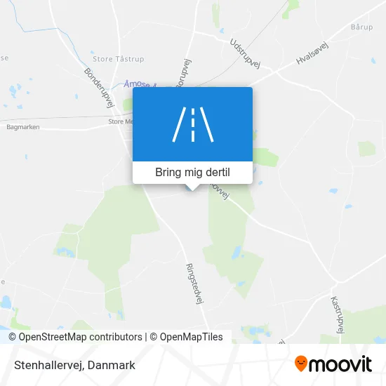 Stenhallervej kort