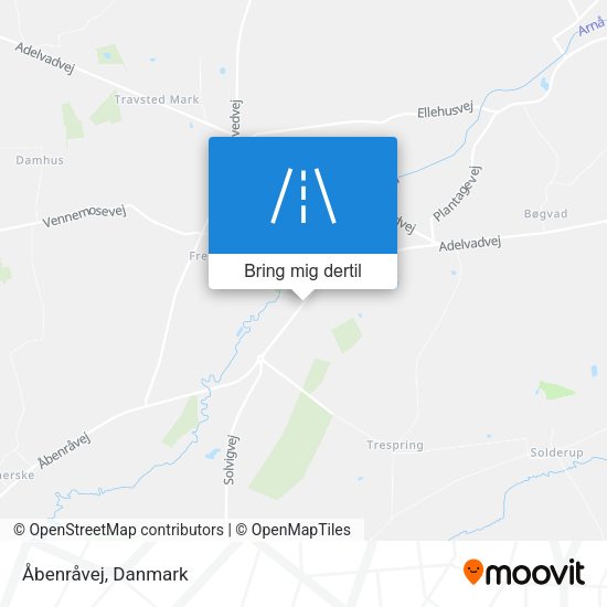 Åbenråvej kort