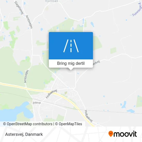 Astersvej kort
