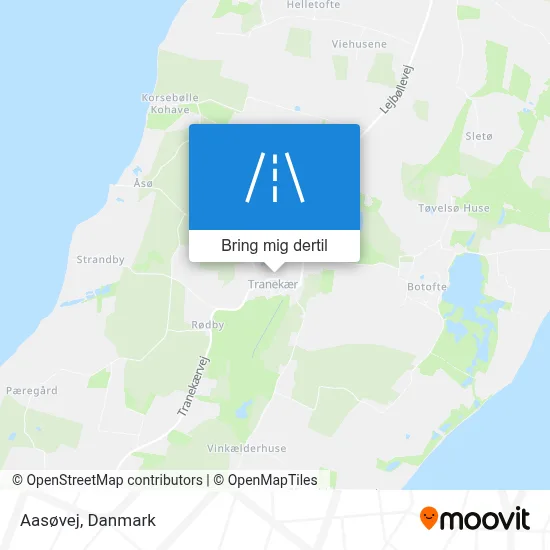 Aasøvej kort