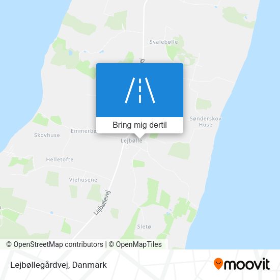 Lejbøllegårdvej kort