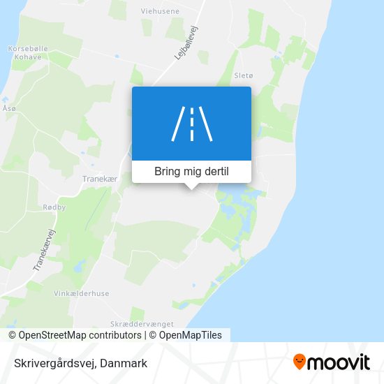 Skrivergårdsvej kort