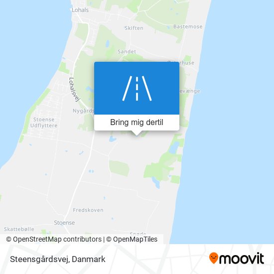 Steensgårdsvej kort