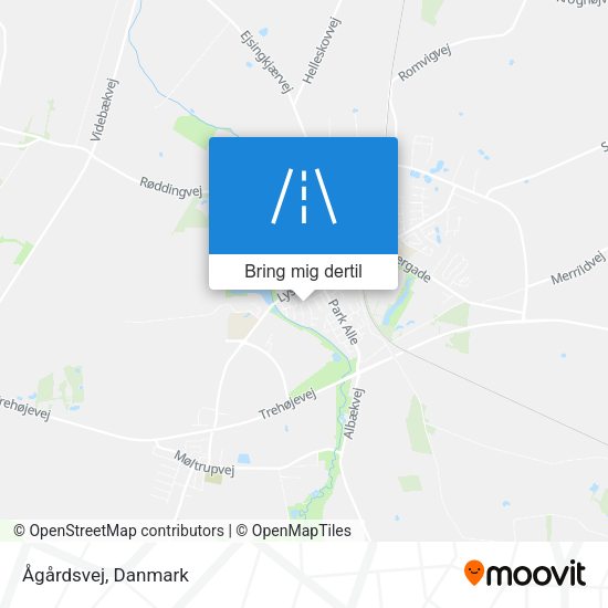 Ågårdsvej kort