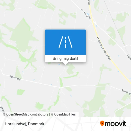Horslundvej kort