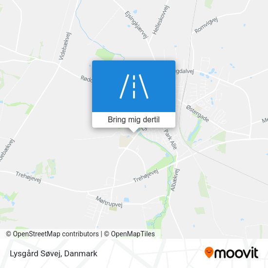 Lysgård Søvej kort