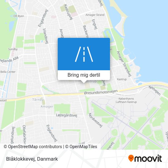 Blåklokkevej kort