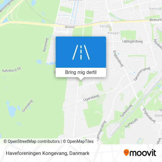 Haveforeningen Kongevang kort