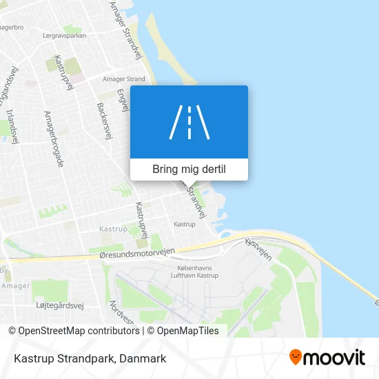 Kastrup Strandpark kort