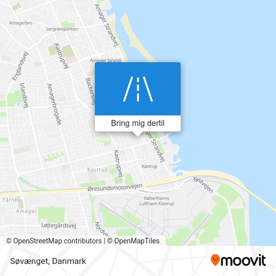 Søvænget kort