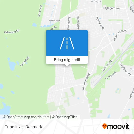 Tripolisvej kort