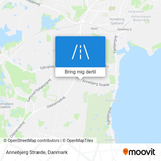 Annebjerg Stræde kort