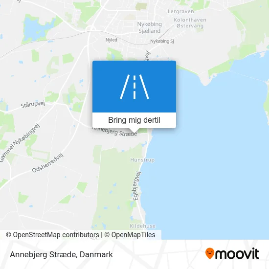 Annebjerg Stræde kort