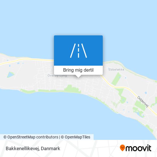 Bakkenellikevej kort