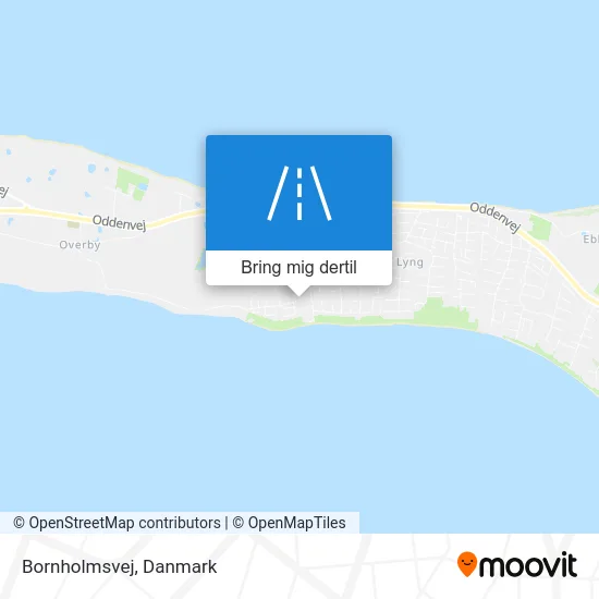 Bornholmsvej kort