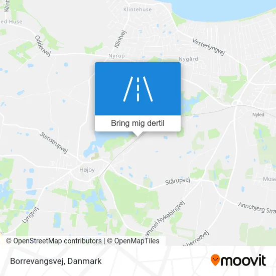 Borrevangsvej kort