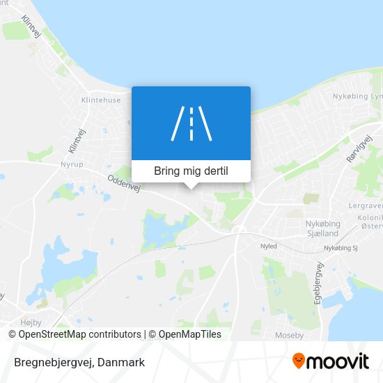 Bregnebjergvej kort