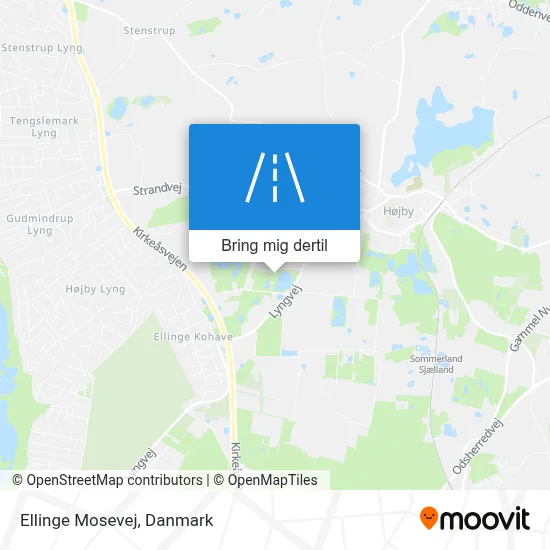 Ellinge Mosevej kort