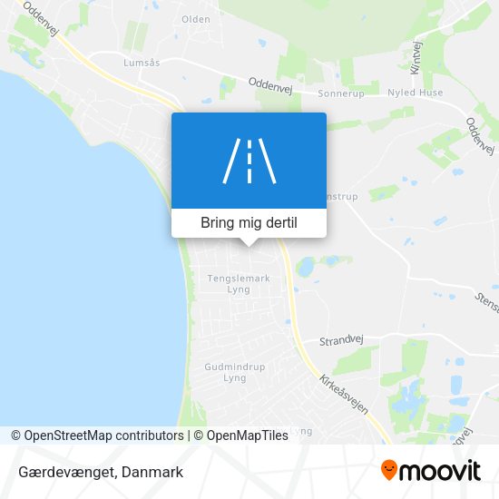 Gærdevænget kort