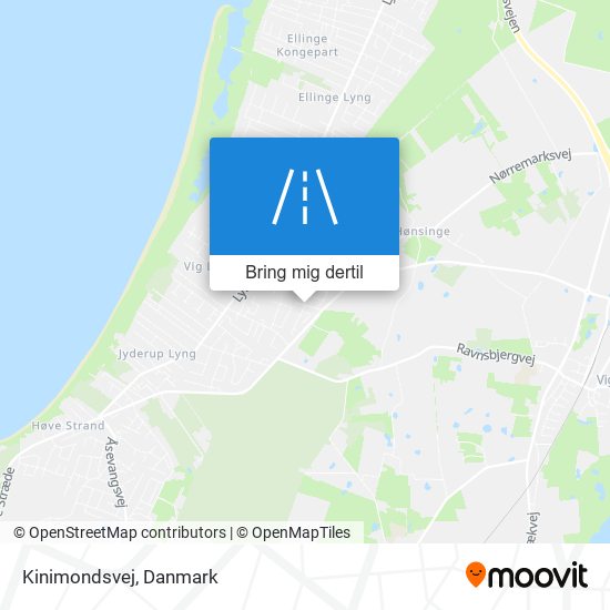 Kinimondsvej kort