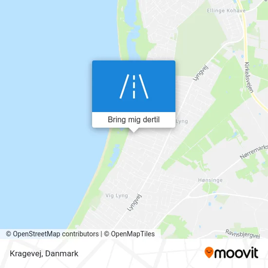 Kragevej kort