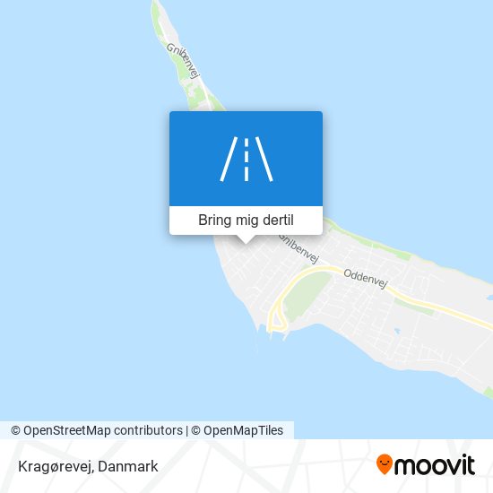 Kragørevej kort