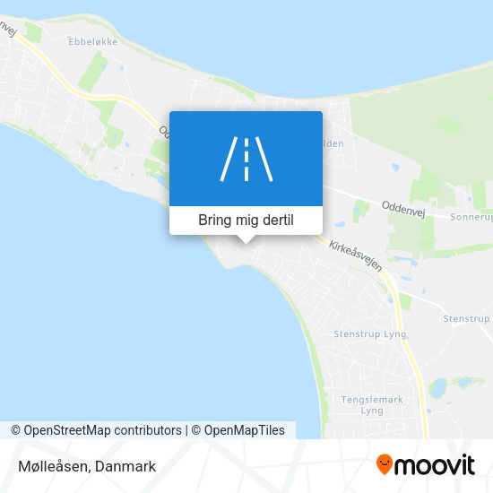Mølleåsen kort