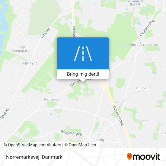 Nørremarksvej kort