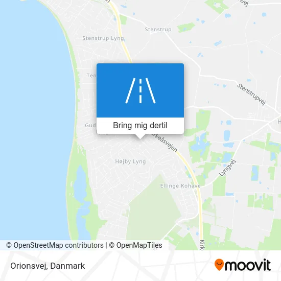 Orionsvej kort